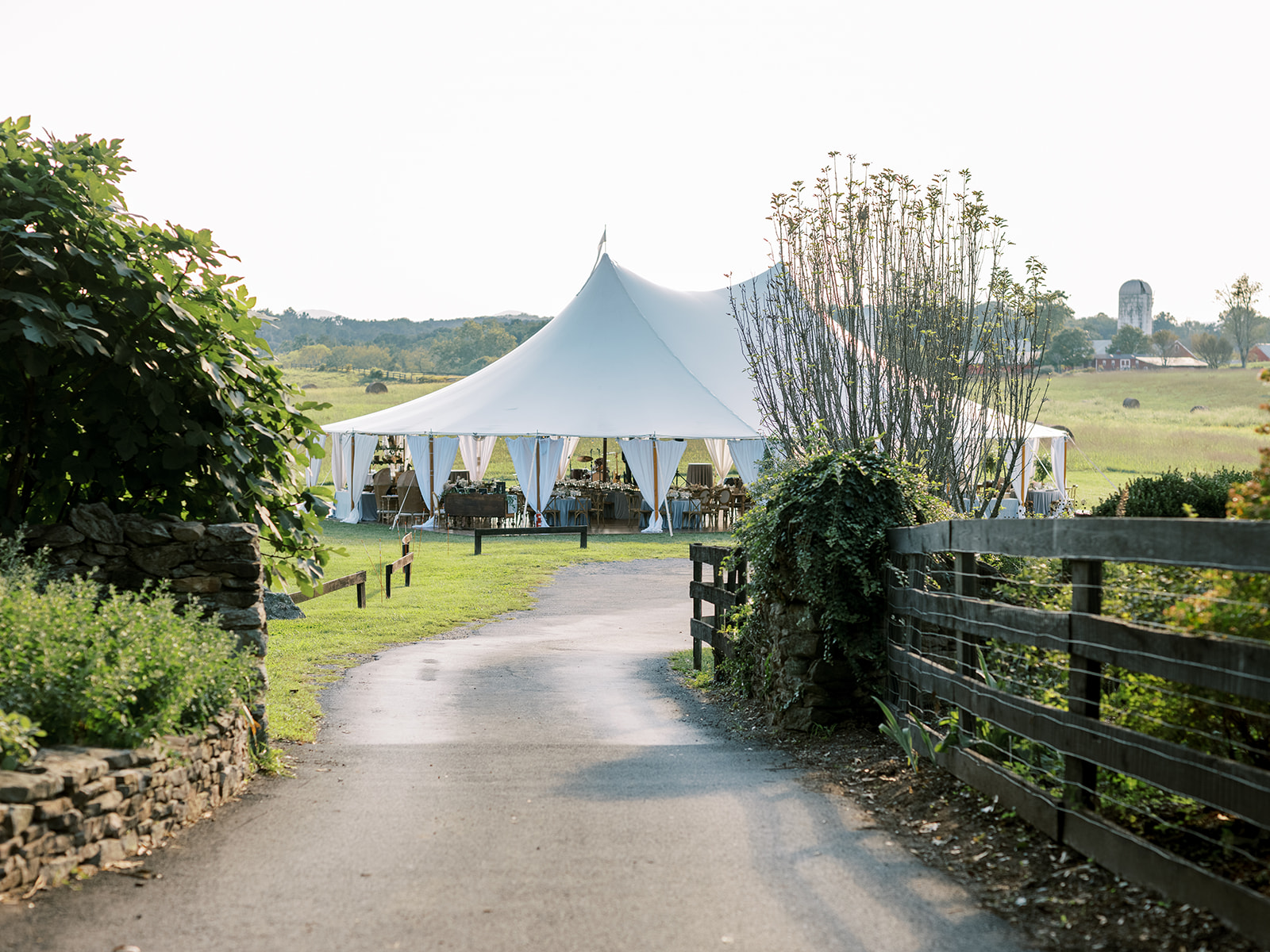 K Bella Events luxury tented wedding at Goodstone Inn