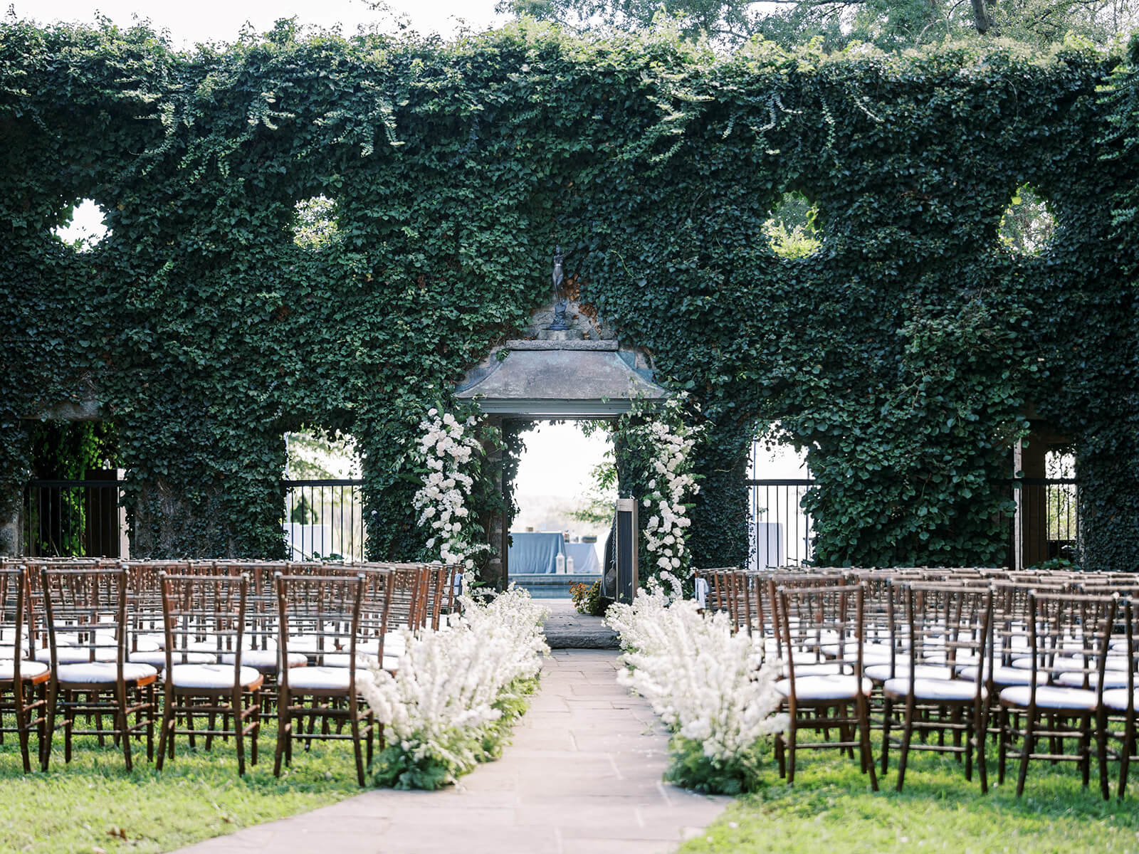 Luxury wedding ceremony at Goodstone Inn by K Bella Events